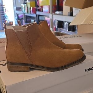 SonomaSuede Lottiee Ankle Boots - Cognac - Brand New
